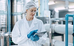 Изображение аудитора на пищевом предприятии