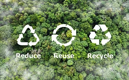 Изображение символа сокращения, повторного использования, рециркуляции