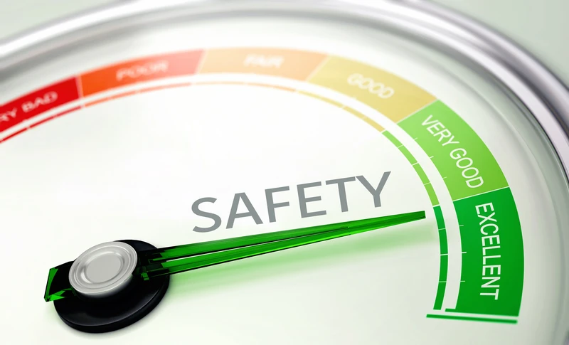 Изображение предохранительного датчика со стрелкой