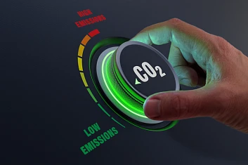 изображение концепции снижения выбросов CO2 и сокращения углеродного следа Концепция снижения выбросов CO2 и сокращения углеродного следа